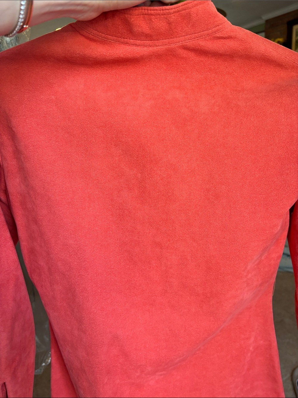 Orange Long Line Jacket - Picture 9 of 9